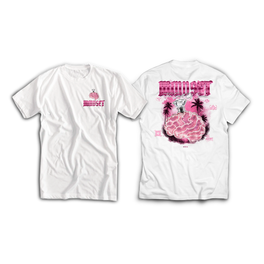 Tee-shirt MINDSET SOS EDITION ROSE&BLANC