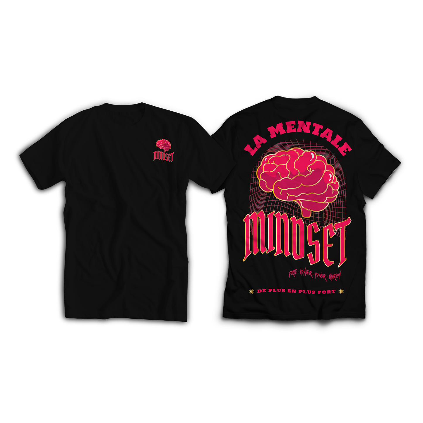 Tee-shirt MINDSET Limited Edition Black&Pink