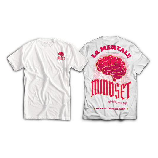 Tee-shirt MINDSET Limited Edition White&Pink