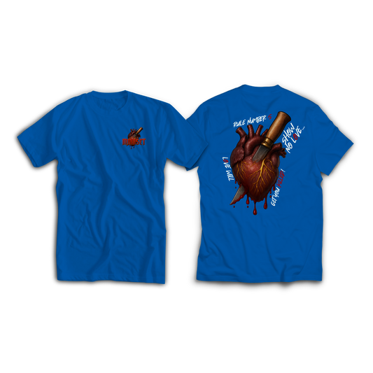 T-shirt Mindset RULE N°5 BLEU&BLANC
