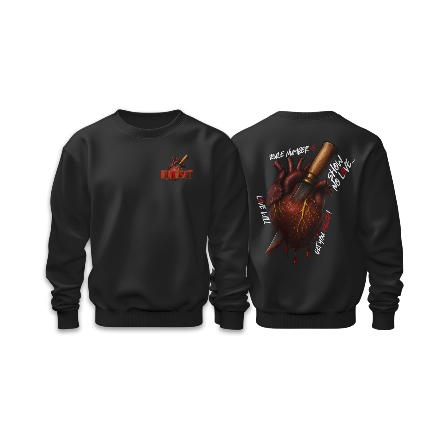Sweat-Shirt Mindset RULE N°5 NOIR