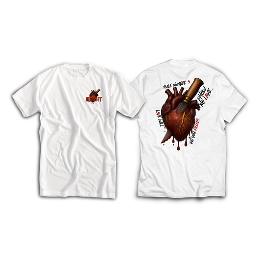 T-shirt Mindset RULE N°5 BLANC