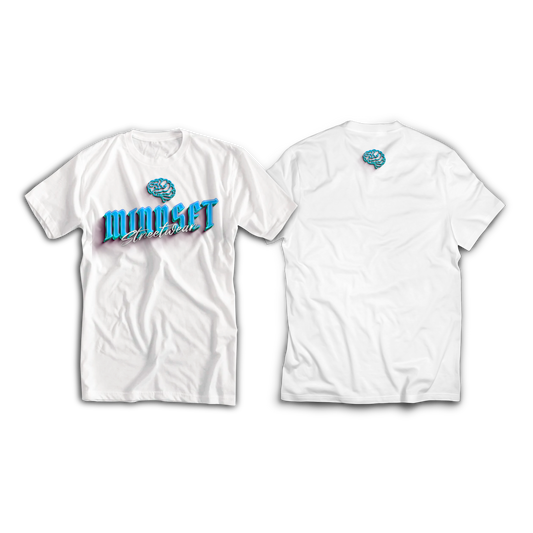 Tee-shirt MINDSET STREETWEAR Blanc&Bleu