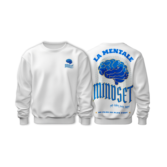 Sweat-Shirt MINDSET Limited Edition White&Bleu