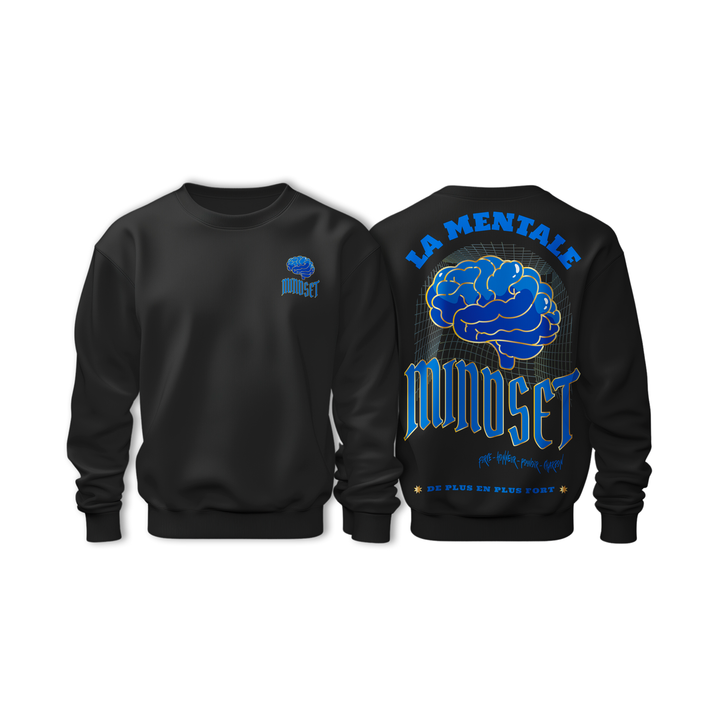 Sweat-Shirt MINDSET Limited Edition Black&Bleu