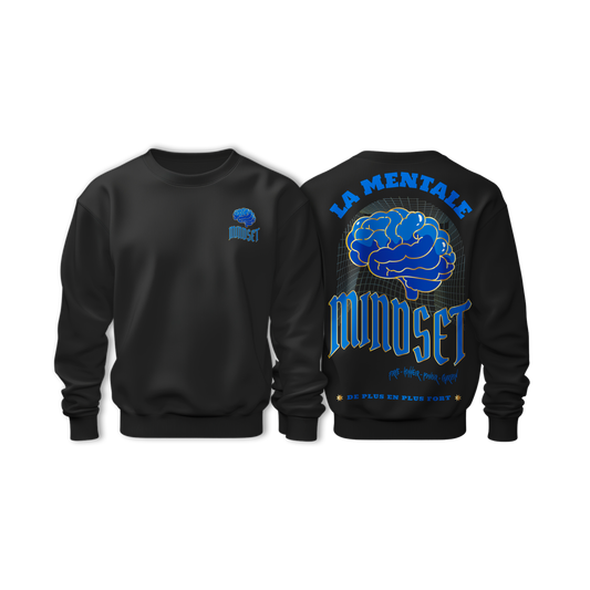 Sweat-Shirt MINDSET Limited Edition Black&Bleu