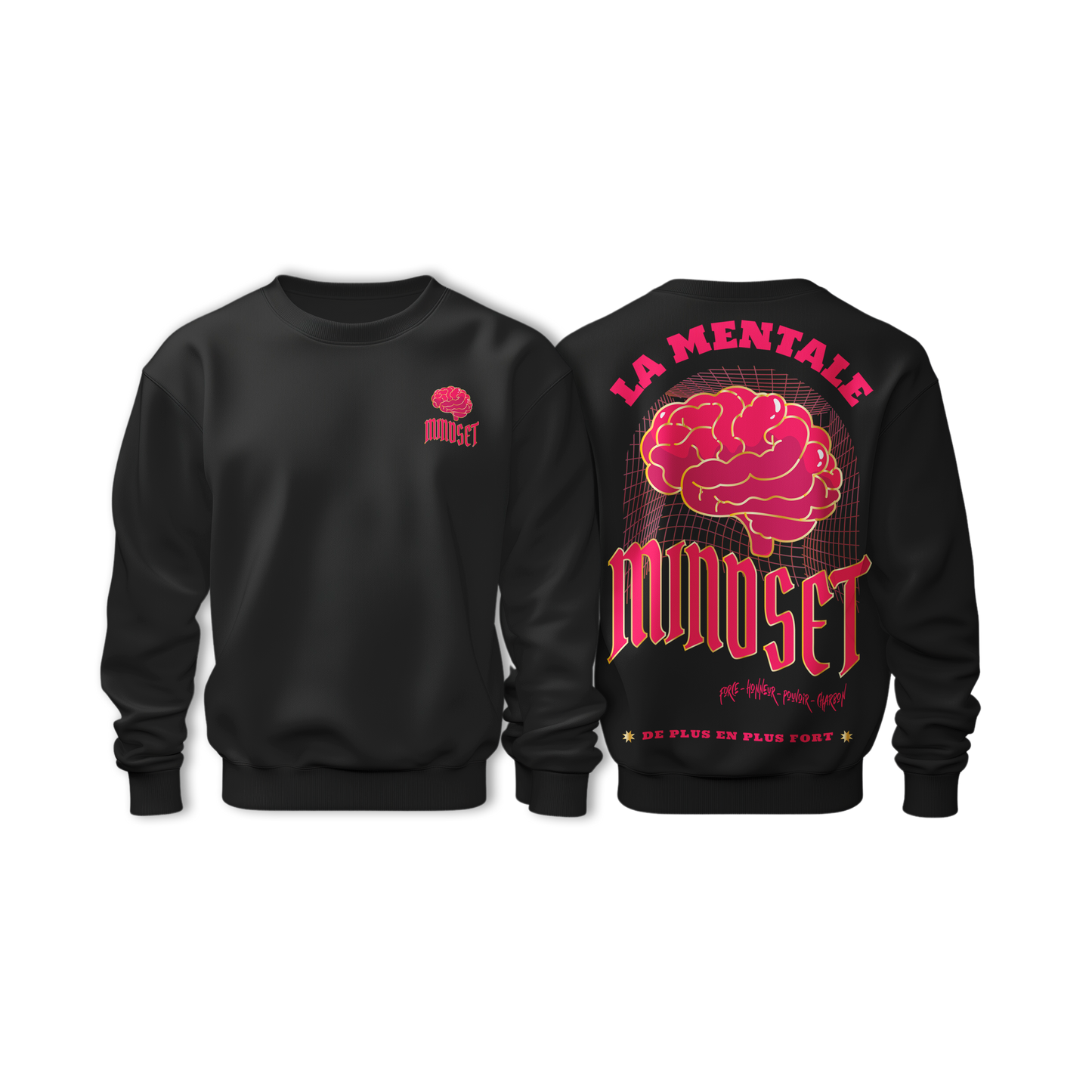 Sweat-Shirt MINDSET Limited Edition Black&Pink